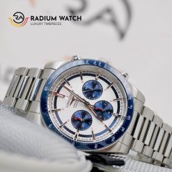 Longines Conquest Chronograph Blue Panda
